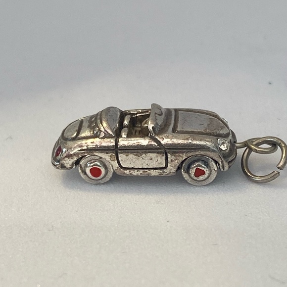 Brighton preloved car with moving wheels and rhinestones. (235) - Picture 4 of 7